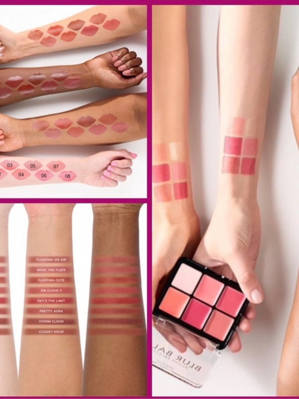 New! 6 piece Lip & Cheek Bundle